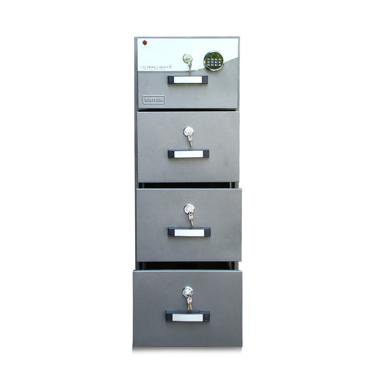 Vaultix Safe - VX680 4ED Filing Cabinet