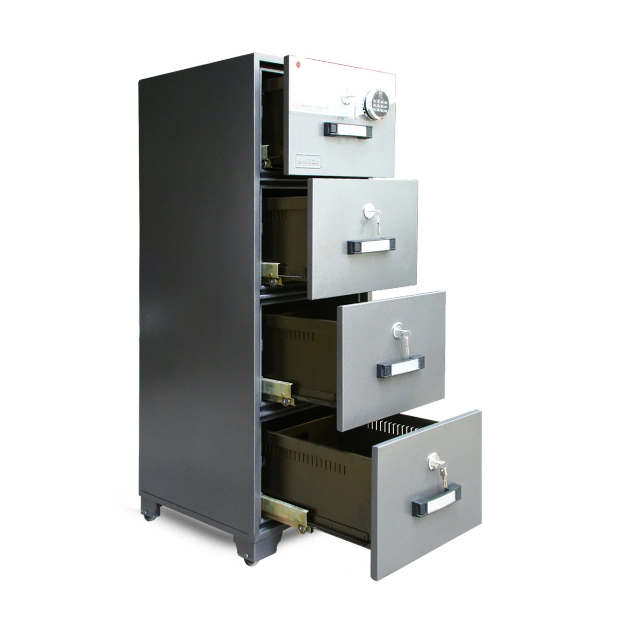 Vaultix Safe - VX680 4ED Filing Cabinet