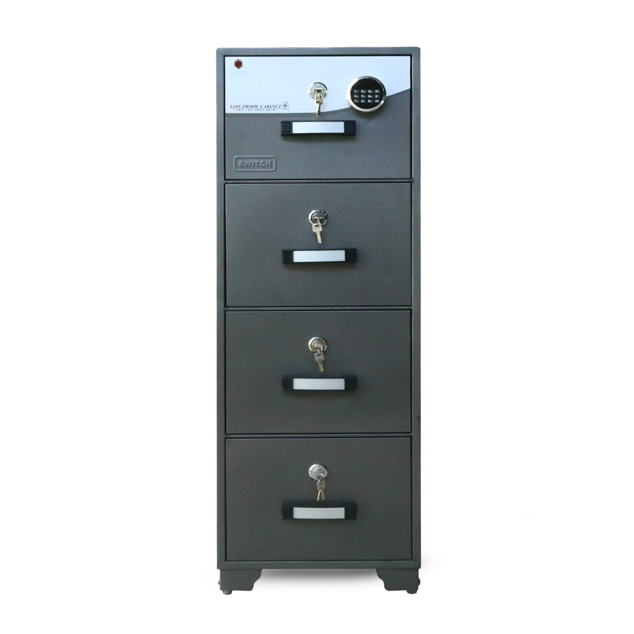 Vaultix Safe - VX680 4ED Filing Cabinet